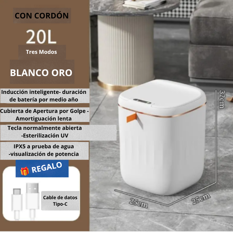 Basurero Inteligente Automático 20L